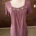 Cute Y2K Blouse Purple Size L Photo 0