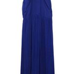 Bar III Blue Accordion Pleated Maxi Dress Medium Photo 6