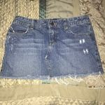 Aeropostale  med wash denim mini size 5/6 frayed Photo 1