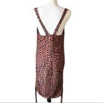 Lovers + Friends  Black and Brown Tina Mini Dress in Cheetah Sz M Photo 1