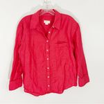 Anthropologie  Maeve Linen Buttondown Shirt Size Small Petite Photo 1