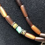 BARSE Turquoise Pendant on Multi-Strand Necklace with Sterling Silver Accents Photo 2