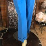 Ralph Lauren LAUREN  CORNFLOWER BLUE, LINED, SILK CUFFED HEM TROUSERS (12) Photo 8
