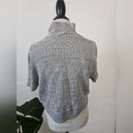 Cropped Knit Sweater Shrug Gray Color One Size Size undefined Photo 1