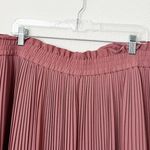 EXPRESS [] Dusty Rose Blush Pink Pleated Elastic Waist Flowy Shorts NWT Sz Large Photo 6