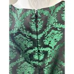 Banana Republic L'Wren Scott For Black And Green Jacquard Sheath Dress Size 2 Photo 3