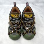 Gucci Flashtrek SEGA Removable Crystal Embellished Belt Sneaker Shoes Green 35 Photo 4