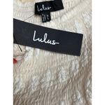 Lulus NWT  Beautiful Sentiments Ivory Floral Strapless Tiered Midi Dress Size XL Photo 7