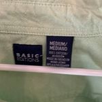 basic editions  women’s button down shirt/blouse-medium Photo 2