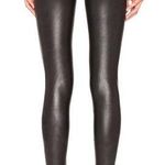 Spanx black faux vegan leather high waisted leggings Photo 1