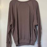 Free People  Santa Clara Thermal Waffle Knit Long Sleeve Womens Small Photo 8