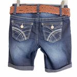 No Boundaries New!  Curvy Fit Short Jeans 7 W/ Belt Photo 3