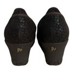 Merrell PETUNIA Shoes Size 9 Floral Brown Suede Slip On Leather Wedge Heels Photo 6