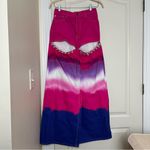 NWT AREA Embellished Ombré Wide Photo 3