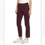 Current/Elliott  Deep Red Pants Size 26 Women’s Zip Pocket Cropped The Encode Photo 1