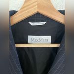 Max Mara  Pinstripe Dark Gray Blazer Photo 2