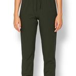 Lululemon Stretch High Rise Jogger Pants Olive Green Size 4 Paperbag Waist Photo 0