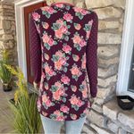 Matilda Jane  Size Small Calling Bird Floral Stripe Polka Dot Long Sleeve Tee Photo 7