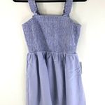 Nsr  Napean Sea Rd Mini Dress A Line Sleeveless Crinkled Purple M Photo 0