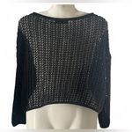 ZARA  Black Open-Knit Women's Sweater Photo 1