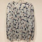 Vince NWT  Lotus Print Crinkle Top Size 3X Photo 3