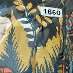 Free People  Size XS Dark Green Mauve Blue White Floral Print High Plains Dress Photo 8