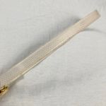 Vintage Womens M/L White Snakeskin Waist Belt Gold Clasp Retro Western Boho Size M Photo 4