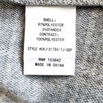 MELLODAY  Plaid Notch Lapel Open Front Trench Coat in Gray Plaid Small Photo 12