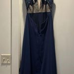 Blondie Nites  Dress Prom Blue Navy Photo 1