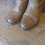 SELLA 9 Italian Tan Leather Western Riding Boots Photo 4