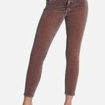 Dear John  Tea Rose Corduroy High Waisted Skinny Jeans Size 30 Photo 0