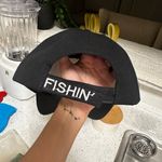 Super cute hooked up fishing hat Black Photo 3