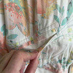 Candie's Soft Floral Zip Up Jacket Size Medium Photo 6