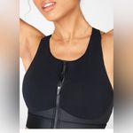 Fabletics Black Zip Up Sports Bra Size Small Photo 2