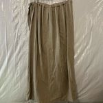 Eileen Fisher  Tan Wrap Cotton Blend Midi Skirt Size 2X Photo 3