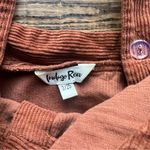 Indigo Rein  Overall Dress Womens Size 3 / 25 Brown Corduroy Deep V Pockets Photo 4