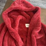 UGG  Aarti Belted Fleece Robe, Rubious, Size Medium, $98 Photo 8