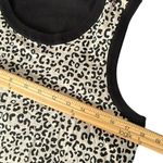 DKNY  Leopard Print Sleeveless Knit Top Black White Animal Print‎ Womens S Photo 7