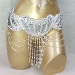 Bedazzled Rave Set Silver Size XS Photo 1
