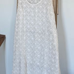 4 Love And Liberty Elegant White Lace Dress 100% silk Size M Photo 0