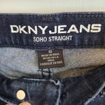 DKNY  Jeans Soho Straight Size 10 Dark Wash Photo 2