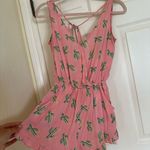 Wet Seal Pink Cactus Print Romper Photo 1