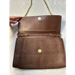 Etienne Aigner Vintage  Woven Brown Crossbody Shoulder Handbag Photo 3