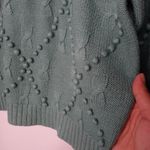 Cabin creek Vintage  bubble green knit sweater s Photo 3