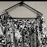 Allison Taylor Black and silver print top Photo 3