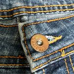 Vintage Y2K Farmer Low Rise Flare Jeans Premium Denim Western Flared size 30 Blue Photo 2