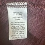 ATM Anthony Thomas Melillo Long Sleeve Tunic Dress Size M Maroon Peruvian Cotton Purple Size M Photo 7