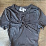 Princess Polly Flower Cut-Out Crop Top Photo 3