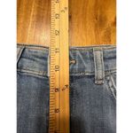 Lee  Women Relaxed Fit High Rise  Cut Off Blue Denim Shorts 6 M Photo 6