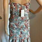 Sim & Sam NWT  Ruched Floral Dress Spaghetti Straps Photo 1